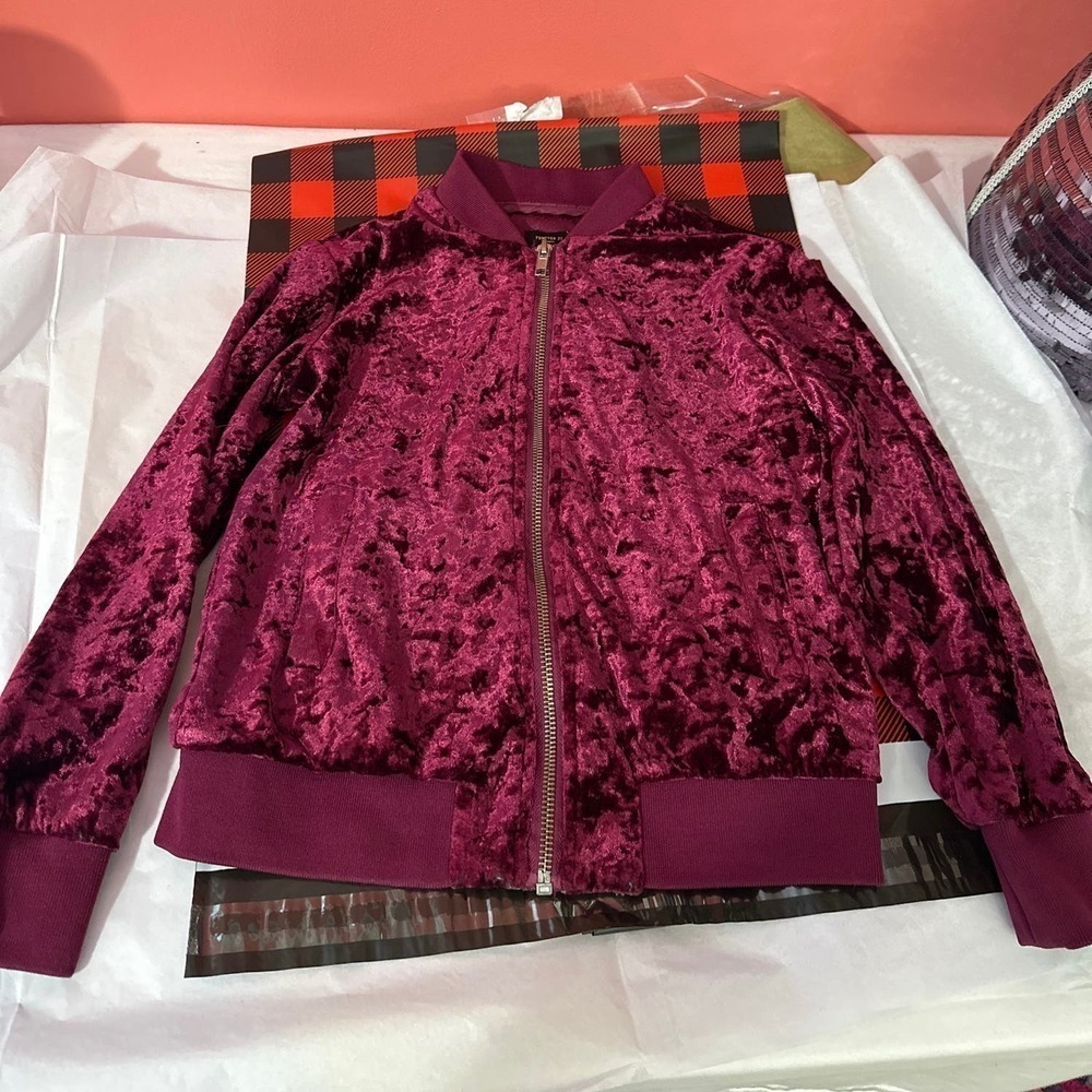 Forever 21 velour jacket
